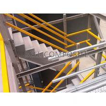 Fibreglass/GRP Safety Handrailing, Suitable for Stairs, Ramps, Walkways